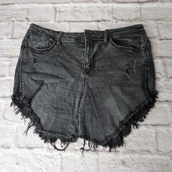 Seven7 Pants - Seven7 Legging Shorts Black Jean Size 14 Womens